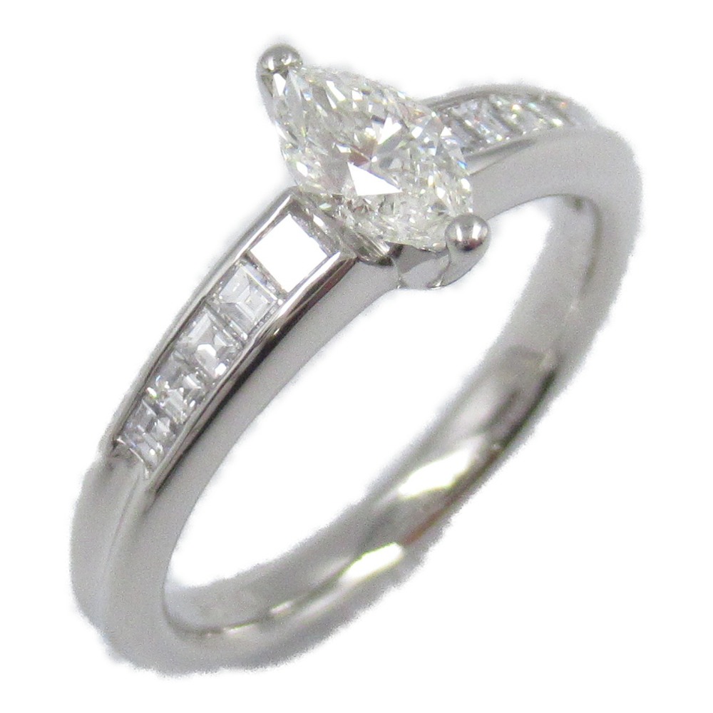 LuxUness Platinum Diamond Ring Jewelry Natural Material Ring